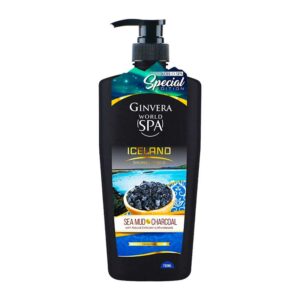 Ginvera World SPA Iceland Shower Scrub Sea Mud & Charcoal