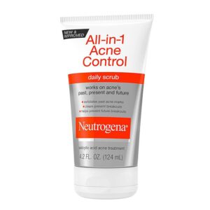 Neutrogena All-in-1 Acne Control Daily Scrub 124ml UK